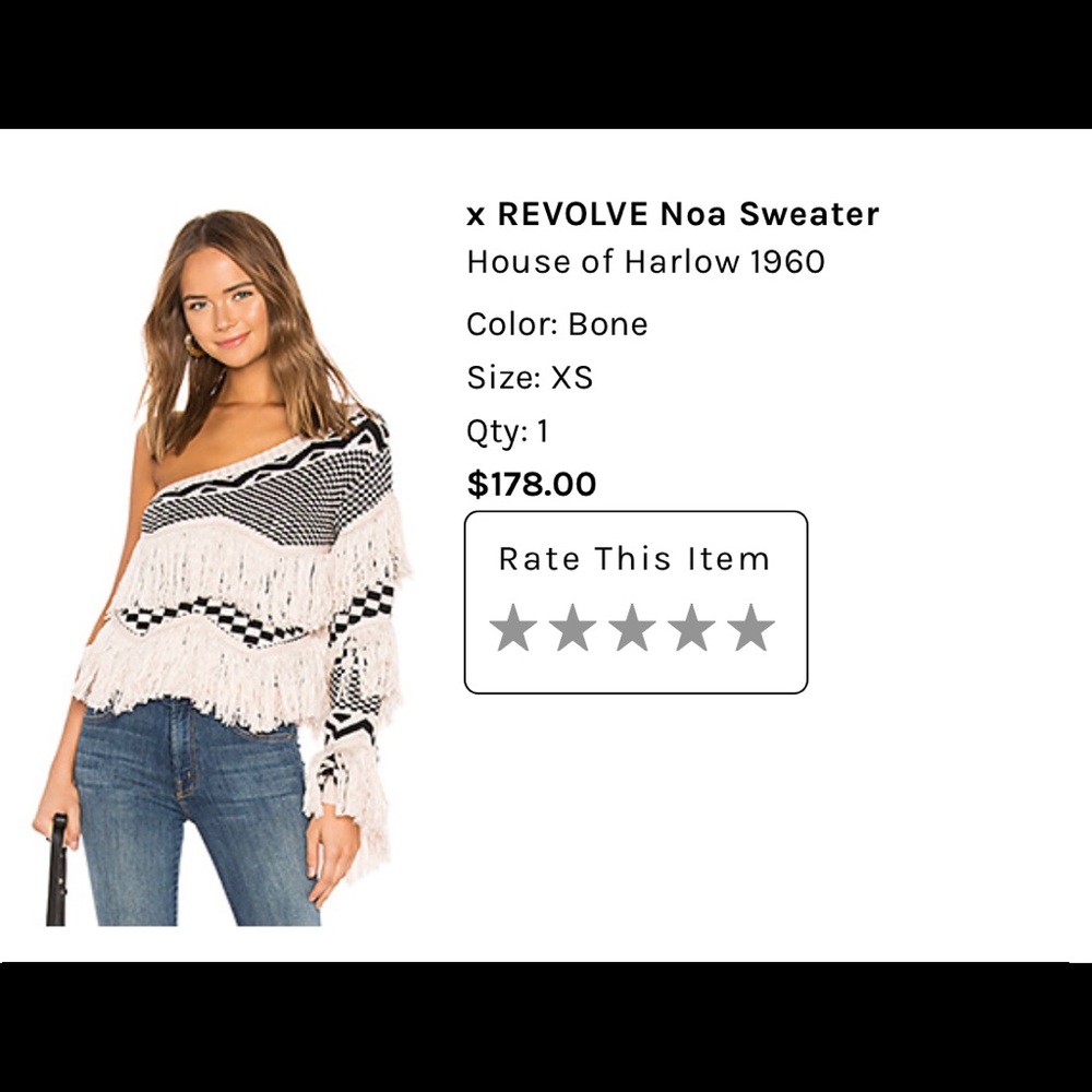 House of Harlow sweater, new with tags.